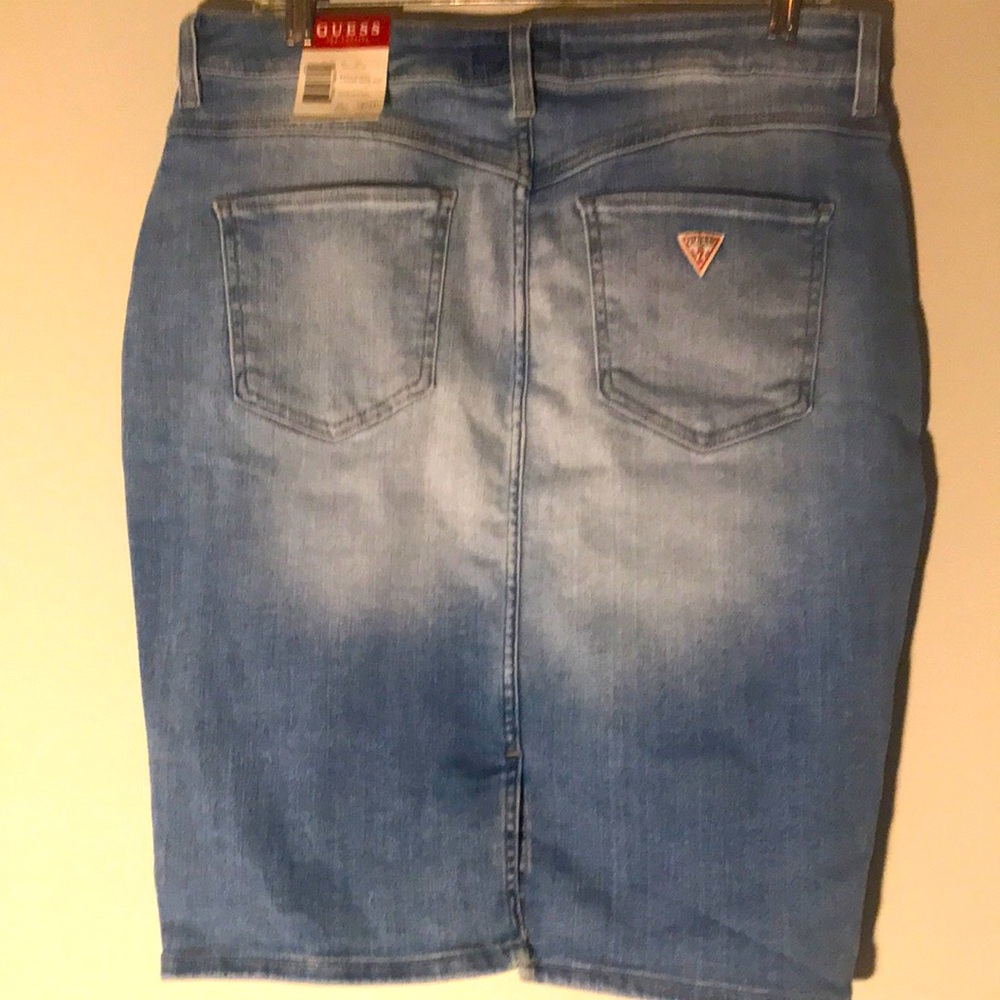Guess Blue Denim Skirt